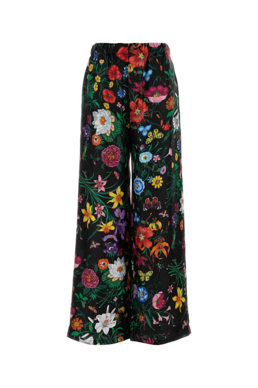 Printed twill wide-leg pant GUCCI (867082ZAUU8)