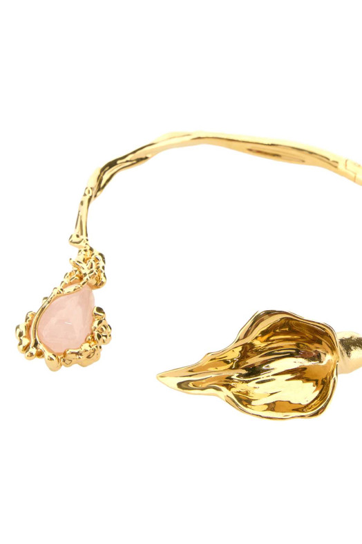 Gold metal ChloÃ© Flower Soul necklace CHLOE (CH26SJN20PIN)