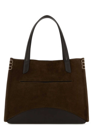 Brown suede Loafer shopping bag Red JW ANDERSON (HB0766LA0364)