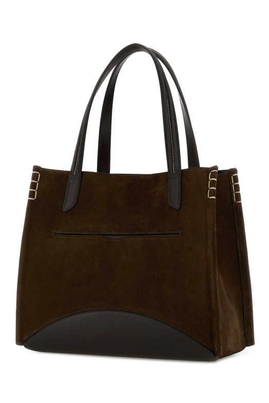 Brown suede Loafer shopping bag Red JW ANDERSON (HB0766LA0364)