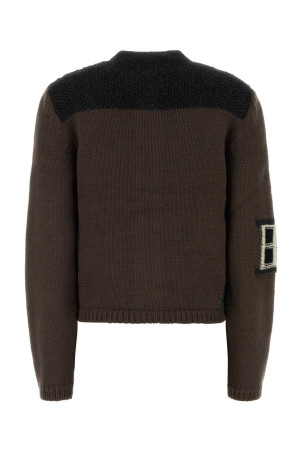 Brown wool cardigan JW ANDERSON (KW1528YN0461)