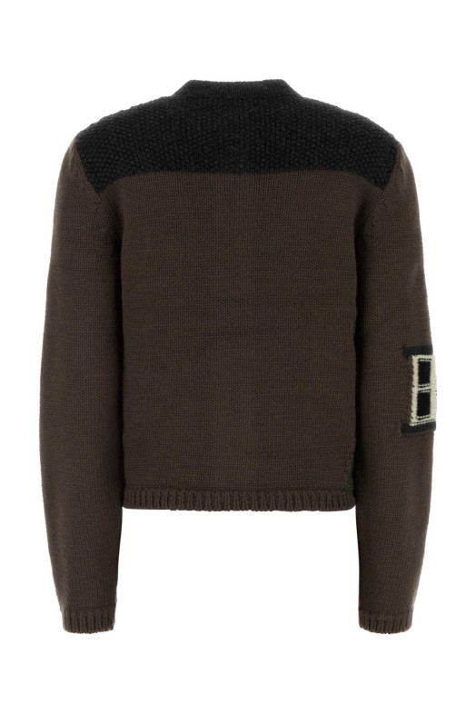 Brown wool cardigan JW ANDERSON (KW1528YN0461)