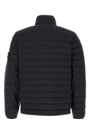 Midnight blue stretch nylon down jacket Black STONE ISLAND (L1S154100106S0183)