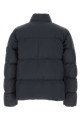 Navy blue nylon down jacket Black STONE ISLAND (L1S154100109S0A23)