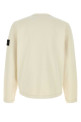 Ivory cotton sweatshirt White STONE ISLAND (L1S156100011S0297)