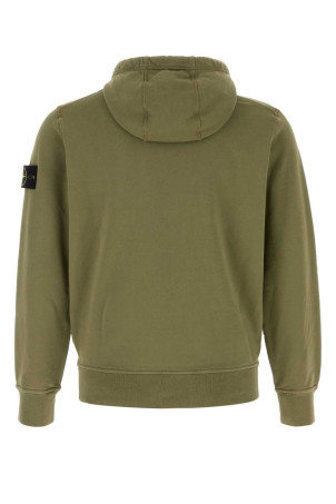 Army green cotton sweatshirt STONE ISLAND (L1S156100062S0051)