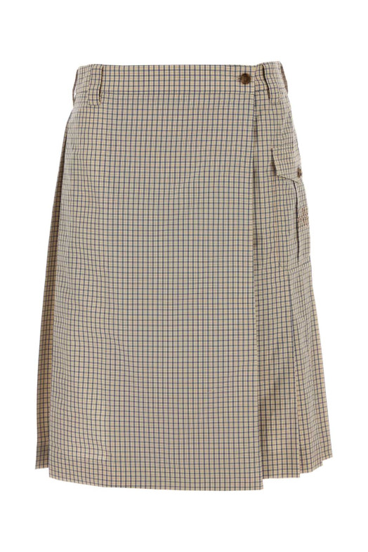 Embroidered nylon blend skirt MIU MIU (MG2642SOOO19CW)