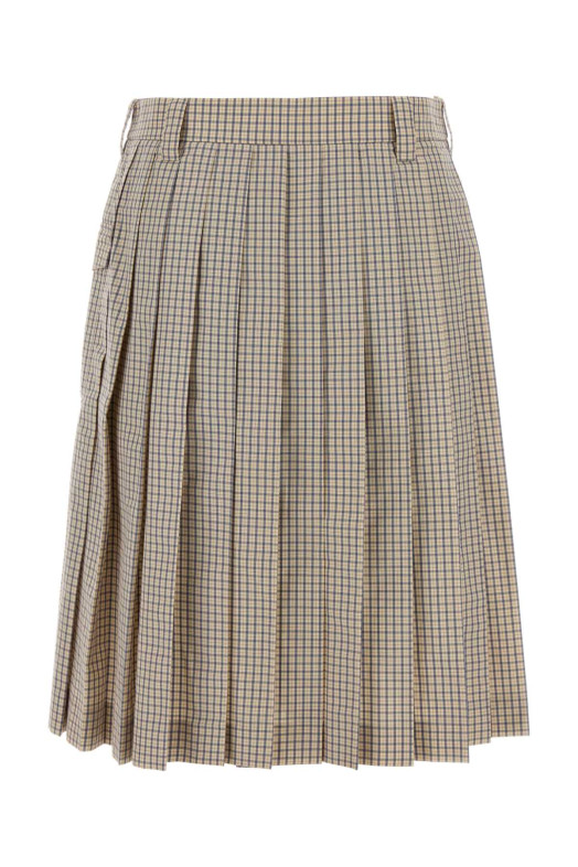 Embroidered nylon blend skirt MIU MIU (MG2642SOOO19CW)