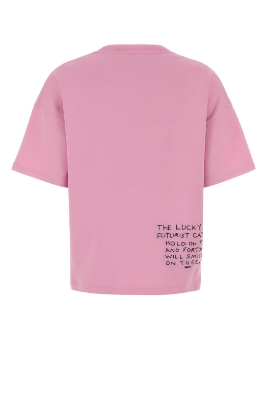 Pink cotton blend t-shirt Pink LOEWE (S359Y22XAI)