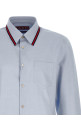 'Web' collar shirt BLUE