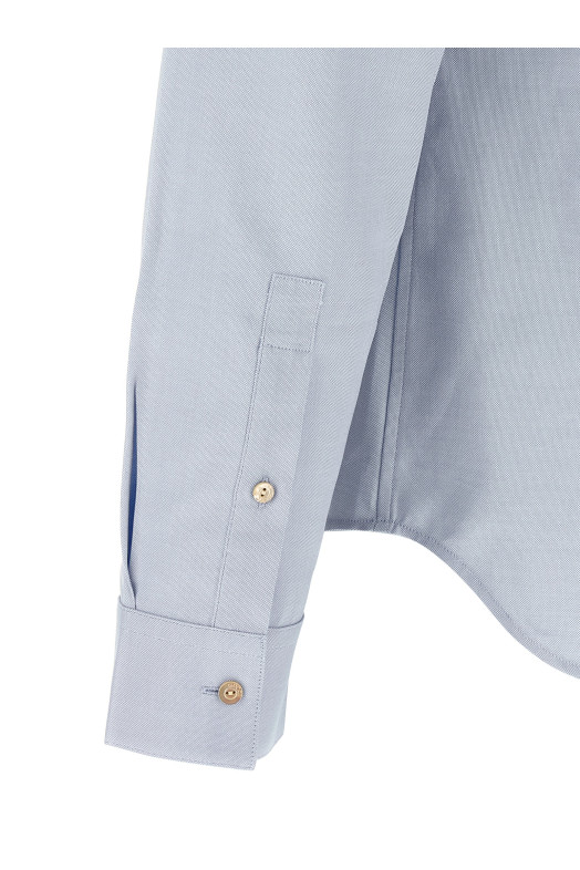 'Web' collar shirt BLUE