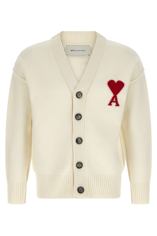 'Ami de Coeur' cardigan White