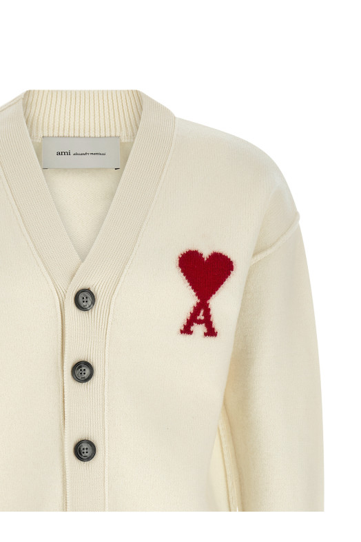 'Ami de Coeur' cardigan White