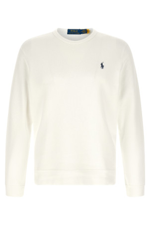 Loopback cotton sweatshirt White