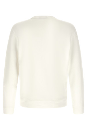 Loopback cotton sweatshirt White