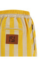 Pequin striped shorts Yellow