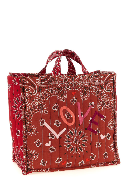 Medium 'Cabas' shopping bag Red
