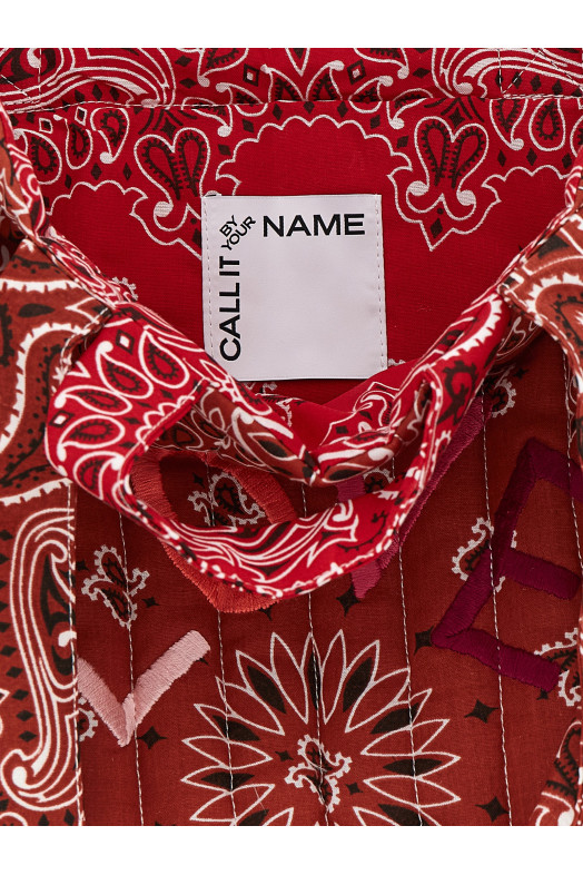 Medium 'Cabas' shopping bag Red