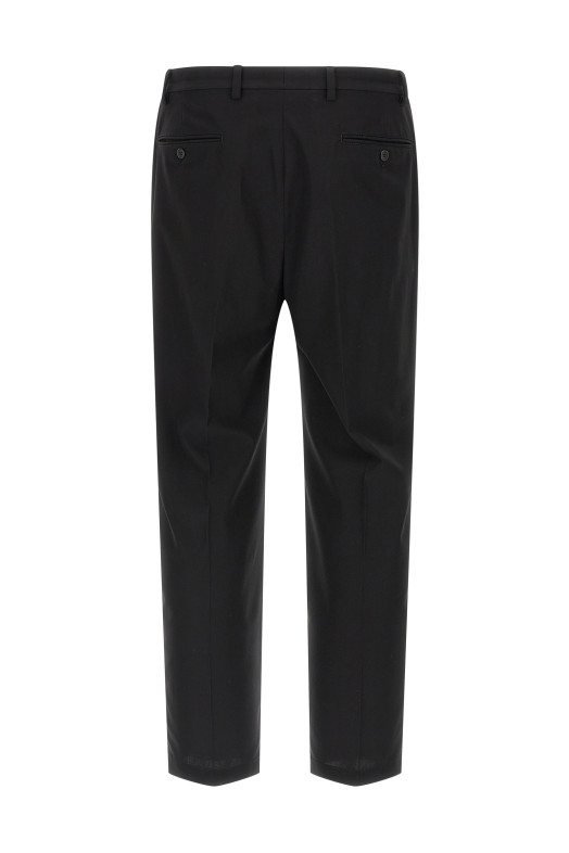 Logo keyring pants Black