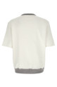 Short sleeved sweatshirt White