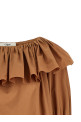 Блузка с оборками, бежевая CHLOÉ CH26UH10114426U