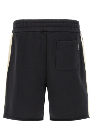 'Curved Logo Track' bermuda shorts Black