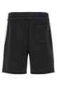 'Curved Logo Track' bermuda shorts Black