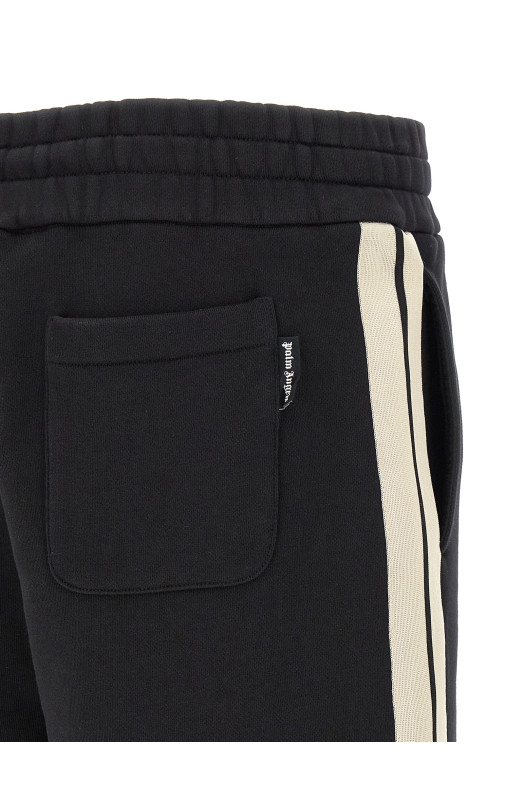 'Curved Logo Track' bermuda shorts Black