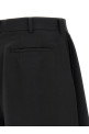Extra loose leg bermuda shorts Black