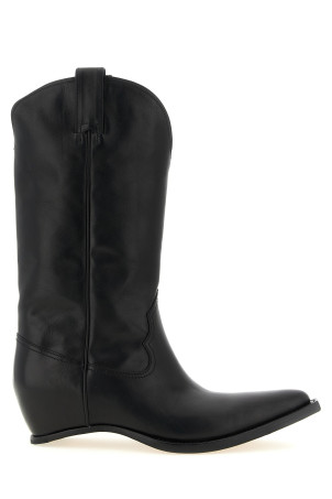 'Heel-Less' boots Black