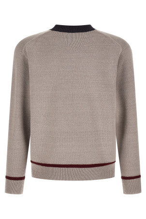 Jacquard sweater Gray