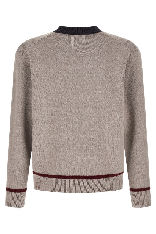 Jacquard sweater Gray