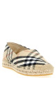 Check espadrilles Beige