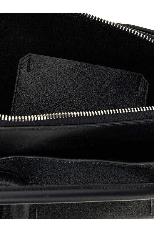 'La Passeggiata Small' shoulder bag Black