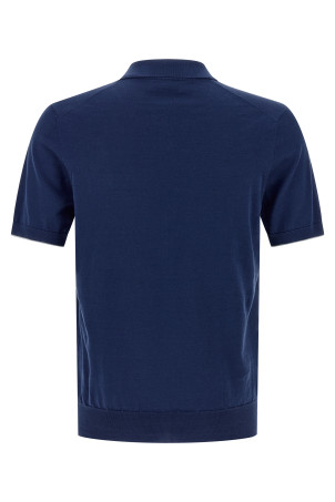 Cotton polo shirt Blue