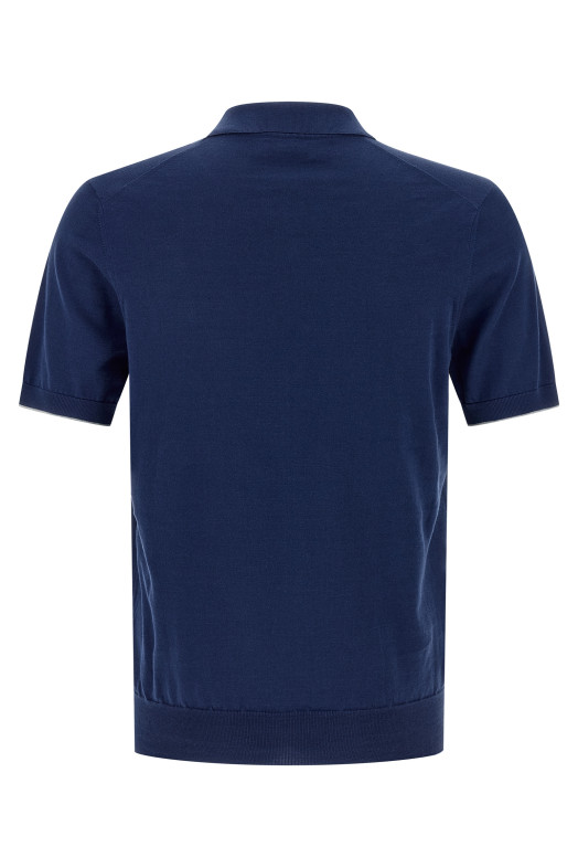 Cotton polo shirt Blue