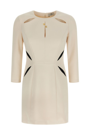 Cut-out dress Black-grey