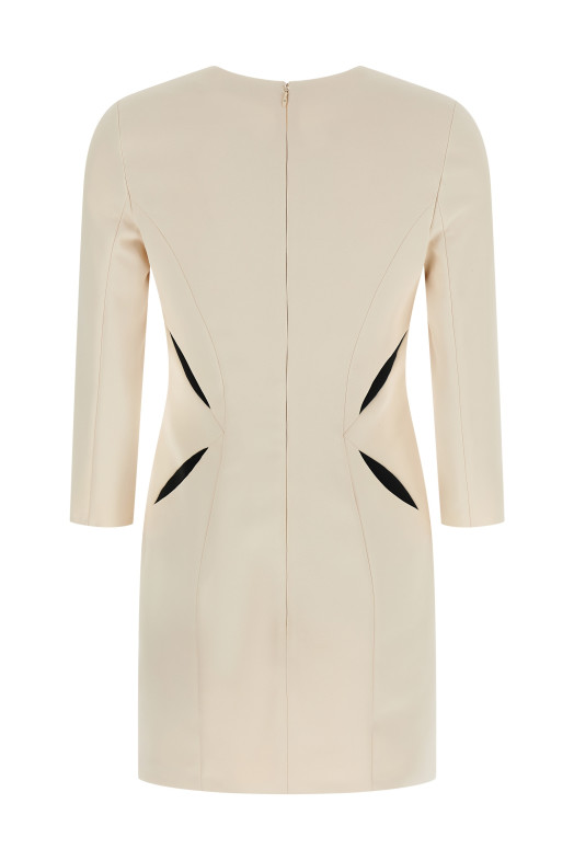 Cut-out dress Black-grey