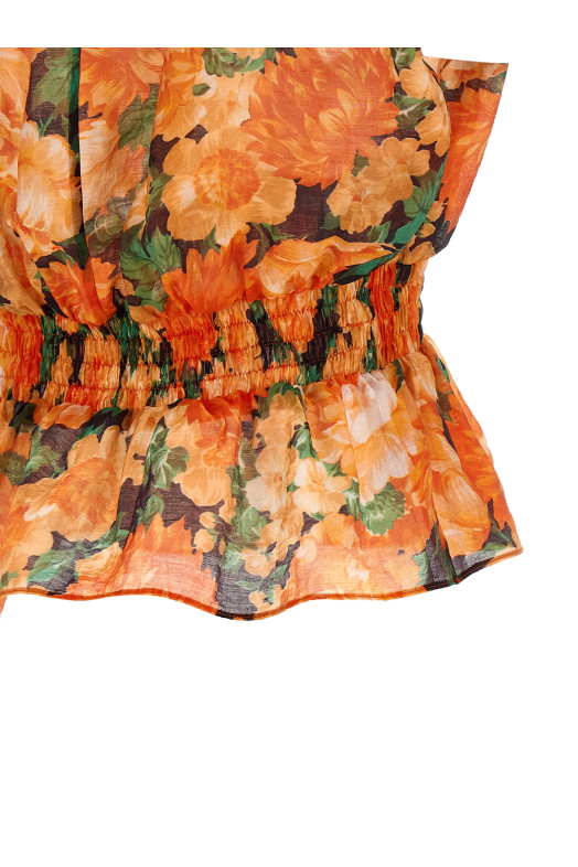 'Arcore' top orange