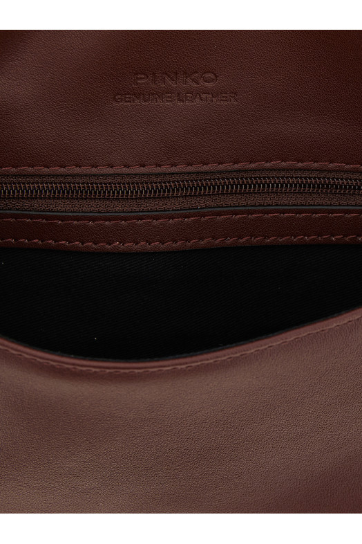 'Love Click Soft Horizontal' mini clutch Bordeaux