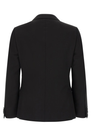 Mohair wool dress Black