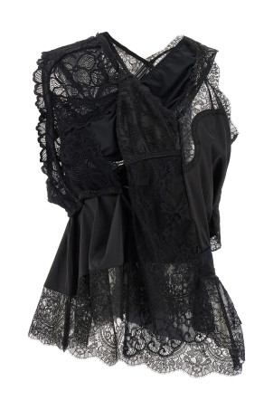 Топ Junya Watanabe x Peach John, чорний JQB0051