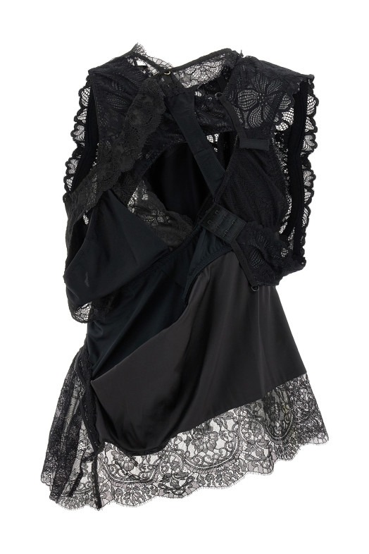 Топ Junya Watanabe x Peach John, чорний JQB0051