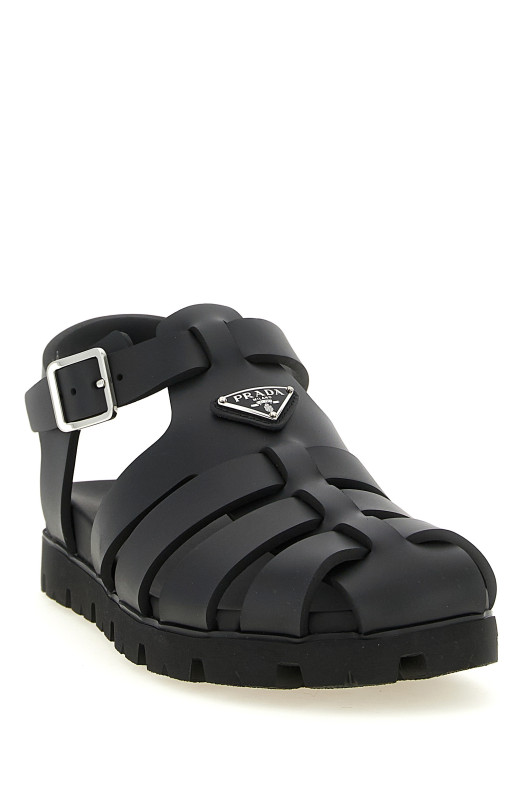 Cage sandals Black