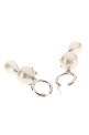 Two-tone metal and pearls Martha earrings VIVIENNE WESTWOOD (6202017702P103)