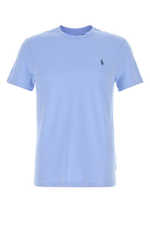 Powder blue cotton t-shirt POLO RALPH LAUREN (710671438)