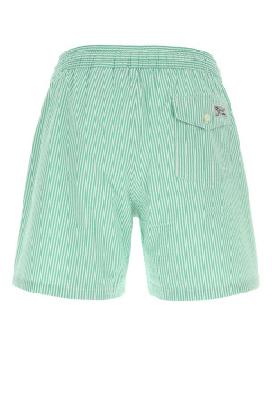 Embroidered stretch cotton blend swimming shorts POLO RALPH LAUREN (710957784)