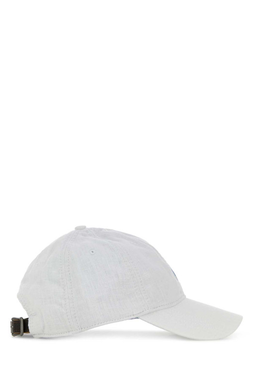 White linen baseball cap POLO RALPH LAUREN (710A13277)