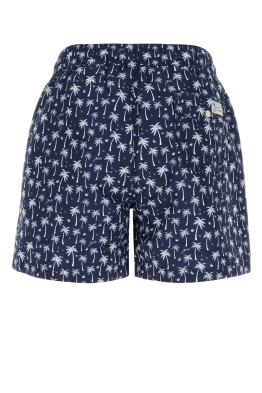 Printed polyester swimming shorts POLO RALPH LAUREN (710B13661)