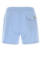 Light-blue stretch polyester swimming shorts Black POLO RALPH LAUREN (710B16721)